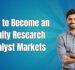 How to Become an Equity Research Analyst: Your Roadmap with the Graduate Program in Financial Markets